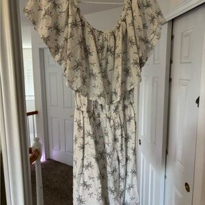 Roxy Cream Floral Dress